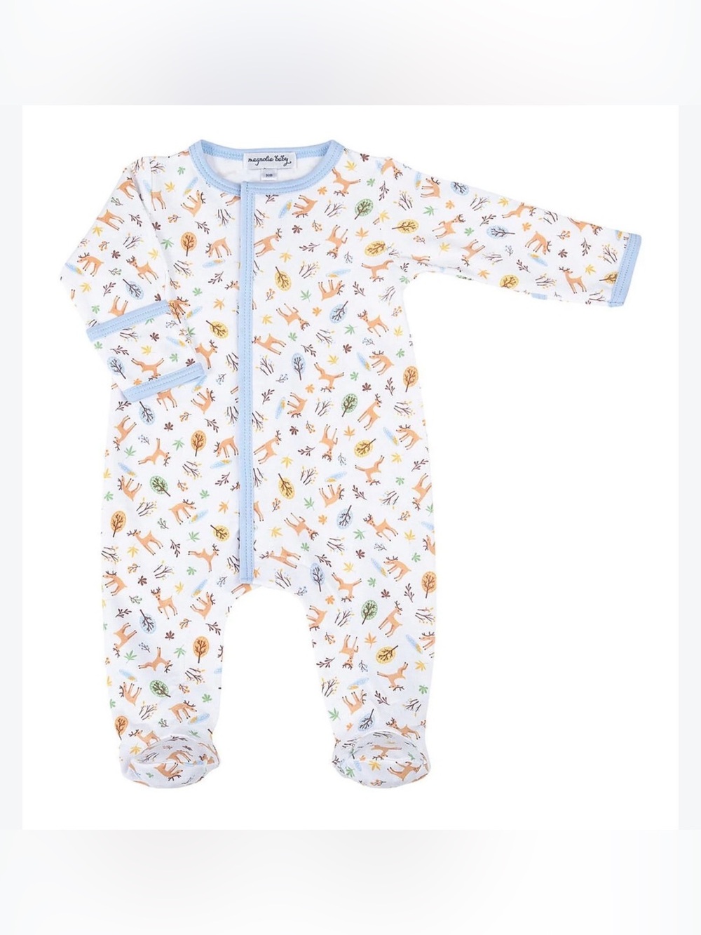 NWT MAGNOLIA BABY Into The Forest Pima Footie - 9M